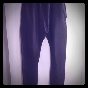 Top man shiny black jogger